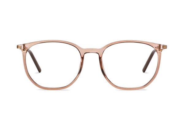 Brown Full Rim Square Eyeglasses